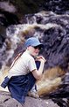 Picture Title - Lianne at the Soldier's Leap, Killiecrankie