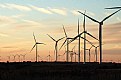 Picture Title - Wind Turbines at Sunset