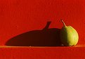 Picture Title - Pear On Red Wall
