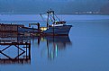 Picture Title - Boat Docked at Night