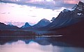 Picture Title - Waterfowl Lake Sunset