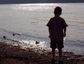 Picture Title - boy at water's edge