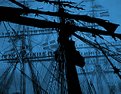 Picture Title - "Tall Ships in Blue"