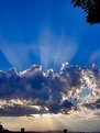 Picture Title - Spectacular sun rays near sunset.