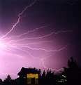 Picture Title - Lightning from my roof