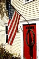 Picture Title - Flag & Red Door