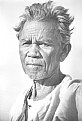 Picture Title - old man, in a village...