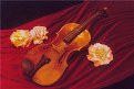 Picture Title - Violin with Roses