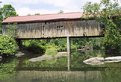 Picture Title - Covered bridge reflection