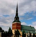 Picture Title - Church and clouds-Mora