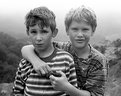Picture Title - Two Boys and a Rock
