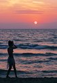 Picture Title - ...girl and sunset