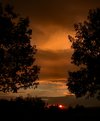 Picture Title - Remaining of hurricane Isabel sunset in Quebec city.