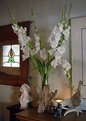 Picture Title - gladiolas in my living room