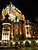 Chateau Frontenac at night.