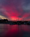 Picture Title - Sunset photo of the remaining of Hurricane Isabel entering Quebec city area.