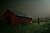 Barn under lamp light