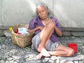 Picture Title - A old lady on the street