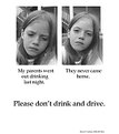Picture Title - don't drink and drive