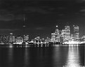 Picture Title - Toronto Skyline In Black And White