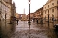 Picture Title - Piazza navona in Rome in the rain